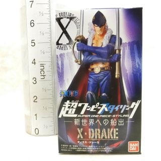 B3419 - 1 Bandai One Piece - Styling Figure To The World X.  Drake Anime
