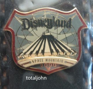 Disney Dlr Disneyland Space Mountain 2000 Pin