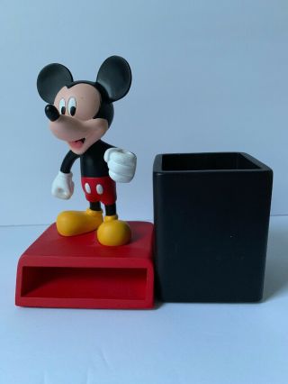 Mickey Mouse Pen And Notepad Holder Desktop Pencil Holder