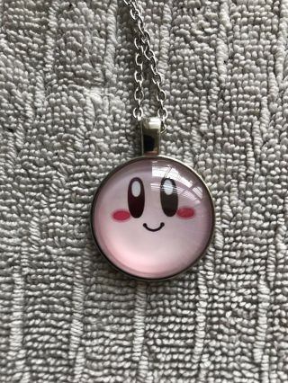 Kirby From Nintendo Video Game Necklace