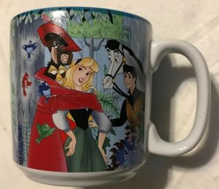 Disney Coffee Mug Cup “ Sleeping Beauty “ From Theme Park