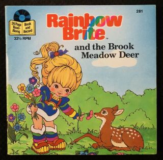 Rainbow Brite And The Brook Meadow Deer Book & Record 1984 281 33 1/3 Rpm