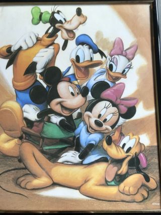 Walt Disney Mickey Mouse And Friends Print Picture Art Framed 8 x 10 Minnie 2