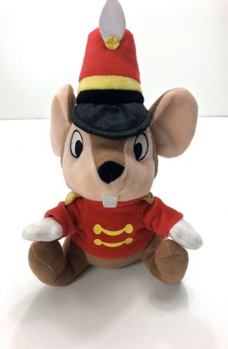 Disney Parks Dumbo Timothy Q.  Mouse Plush Stuffed Animal Disneyland 6 " Tall