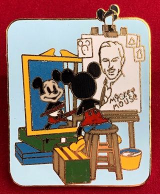 Disney Mickey Self Portrait Norman Rockwell Spoof Disney Pin 170