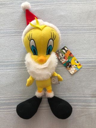 Tweety Bird Plush Looney Tunes Santa Hat And Beard Sugar Loaf 14 Inch Nwt