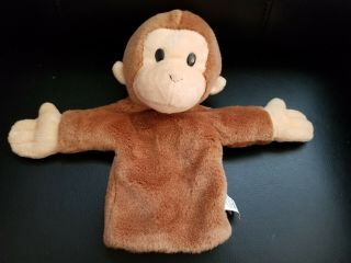 Applause Curious George Monkey Hand Puppet Plush - 10 "