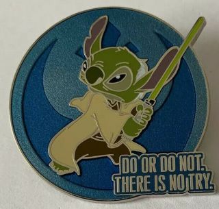 Disney - Star Wars - Stitch As Yoda - Do Or Do Not There Is No Try Pin Lilo