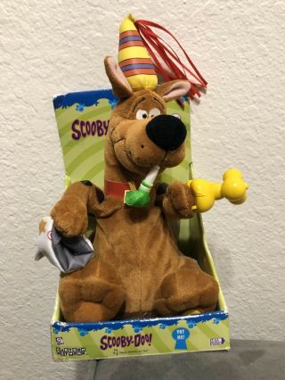 Scooby Doo Cartoon Network Gemmy Happy Birthday Singing Dancing Nib