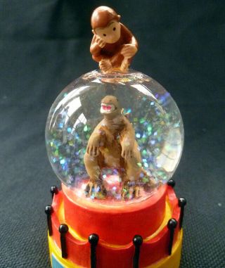 Mib Curious George Mini Globe Vandor 1998 &