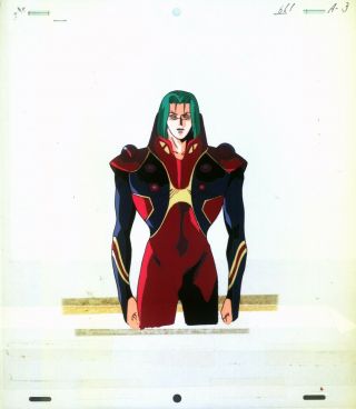 Genesis Surviver Gaiarth Anime Cel W Douga Sketch & Notes The General Japanese