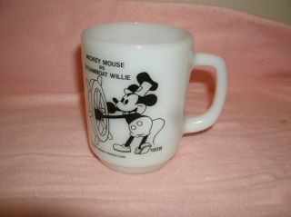Anchor Hocking Pepsi Mickey Mouse Steamboat Willie Mug