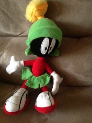 15 " Looney Tunes Baby Marvin The Martian Large Plush Stuffed Animal Toy Wb Prize