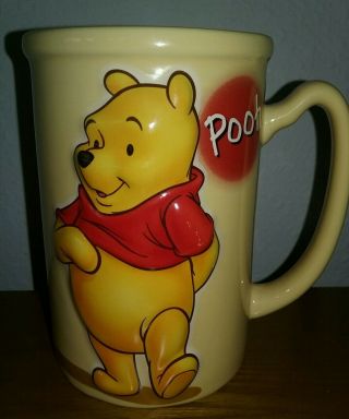 Disney Store 3d Winnie The Pooh Coffee Cup Mug Sweeter Than Hunny Large 16oz