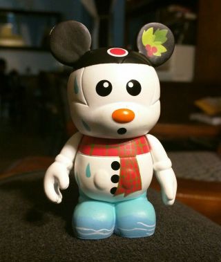 Disney Vinylmation,  Holiday Series,  Melty The Snowman,  3 Inch Figure,  Nwob