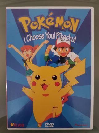 Pokemon I Choose You Pikachu Dvd
