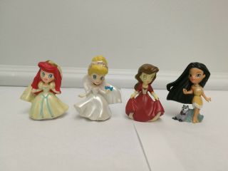 Zizzle Disney Princess Zizzlingers Figurines Ariel Cinderella Belle Pocahontas