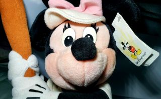 Minnie Mouse Softball Minnie Plush From Walt Disney World Park & Resort Exclusiv