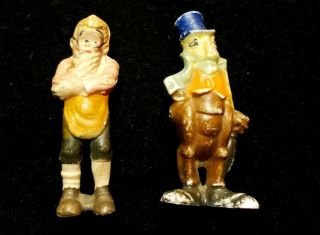 Gepetto And Jiminy Cricket Disney Ceramic Figures Japan