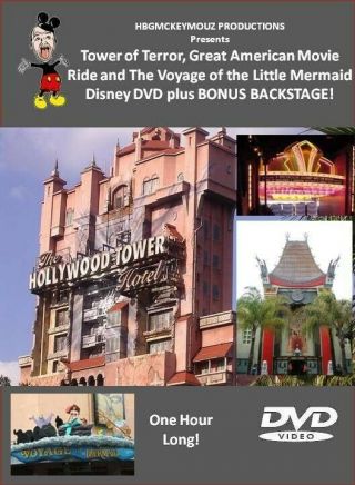 Mgm Tower Of Terror Movie Ride Little Mermaid Walt Disney World Dvd Plus More
