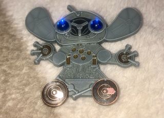 Disney Trading Pin Lilo And Stitch Alien Steam Punk Industrial Style Metal Gears