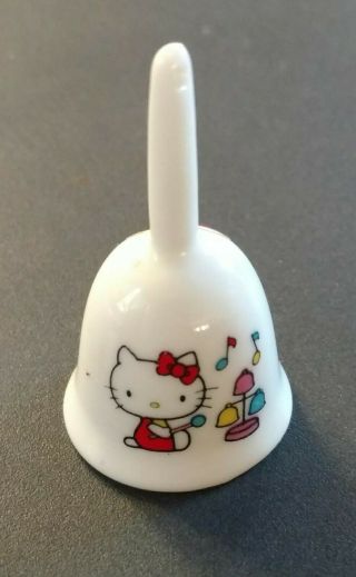 Vintage 1976 Sanrio Hello Kitty Mini Bell Bone China Japan Porcelain Ceramic