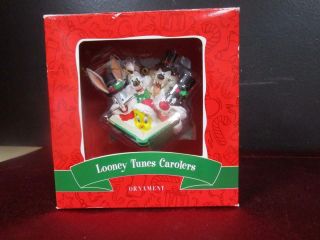 Rare Looney Tunes Ornament Bugs And Gang Carolers Bros Studio Store 2000 Box