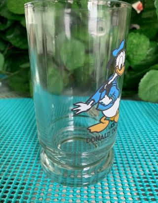 Vintage Walt Disney Donald Duck Collectible Glass Root Beer Mug Stein 2