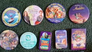 24 Different Walt Disney Movie Pins WDW Aladdin Lion King Hunchback Cruise 2