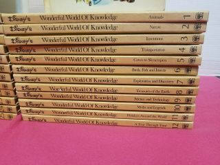 Vintage Disney Wonderful World of Knowledge Books 1 to 25 and yearbook 81 & 82 2