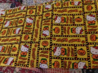 Sanrio Hello Kitty Pumpkin Cotton Fabric Material Craft Sew Activity Halloween