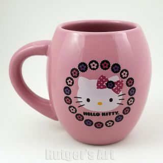 Hello Kitty Pink Coffee Cup Mug 18oz By Sanrio Co.