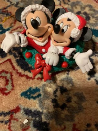 Walt Disney Christmas Ornament Mickey And Minnie