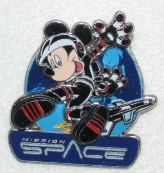 D24 Pin Disney Mickey Mouse Mission Space Rare On Add Pins