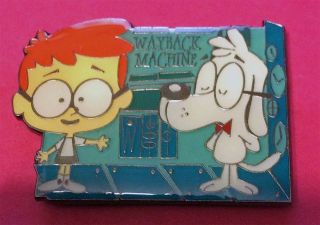 Peabody And Sherman & The Wayback Machine Vintage Collector Pin