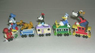 Hallmark 1998 Disney Mickey Mouse Express Merry Miniatures 5 Piece Set