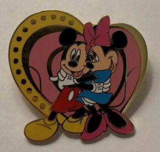 Disneyland - Mickey & Minnie Mouse - Sweetheart Cast Member - Le3000 Pin