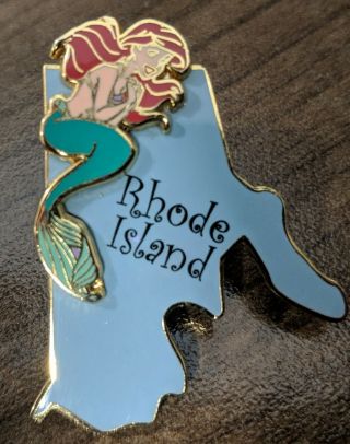 Disney State Character Pin 14954 Rhode Island Ariel Little Mermaid Ocean