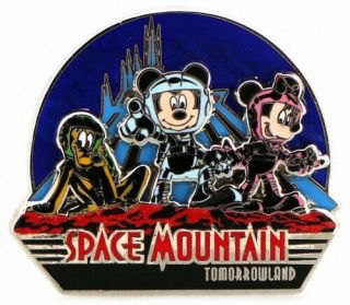 2014 Disney Space Mountain Tomorrowland Pin