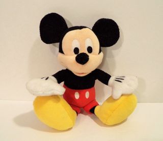 Disney Mickey Mouse Plush Just Play Llc Stuffed Collectible Toy Doll Red Shorts