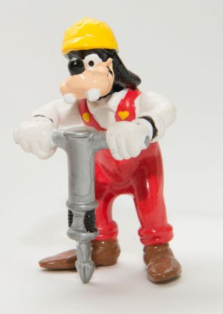 Disney Goofy Jack Hammer Applause Pvc Figure