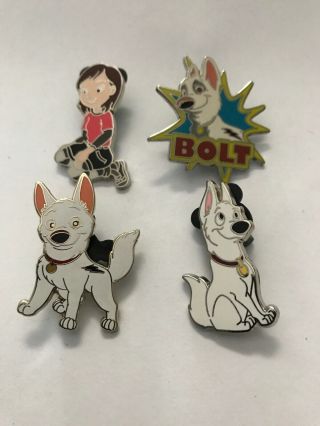 Disney Collectible Trading Pins.  4 Piece Penny And Bolt.  438
