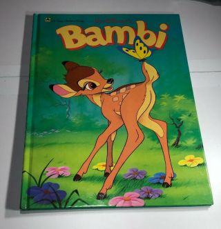 A Big Golden Book Walt Disney Classic Bambi 1984