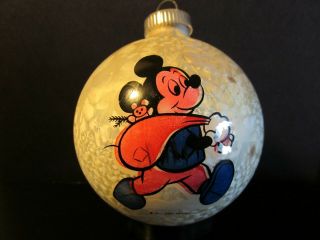 Vintage Walt Disney Productions Mickey Mouse Christmas Ornament / Decoration