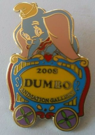Disney Pin Dumbo Elephant Circus Train Car Animation Gallery L 2008 Le