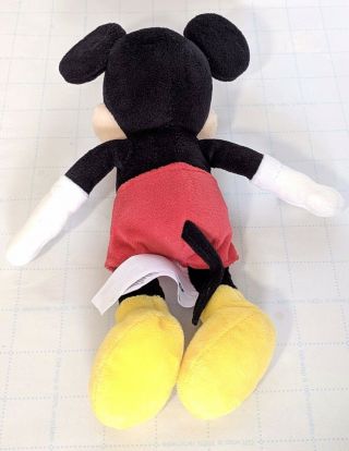 10 Inch Disney Mickey Mouse Plush Stuffed Toy Disney Store EUC 2