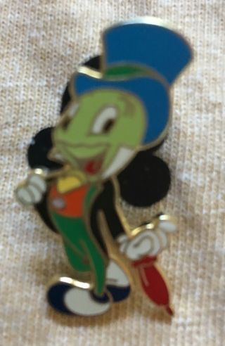 Disney Older Pinocchio Jiminy Cricket Pin - Retired Disney Pins