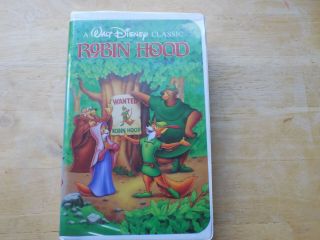 Robin Hood - Walt Disney Black Diamond Classic - 1189 Vhs