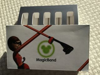 Walt Disney World Incredibles Magic Band Box For 5 Bands