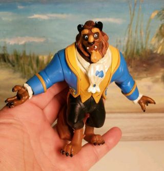 Beauty And The Beast 4 " Figurine Toy Cake Topper Pvc Collectible